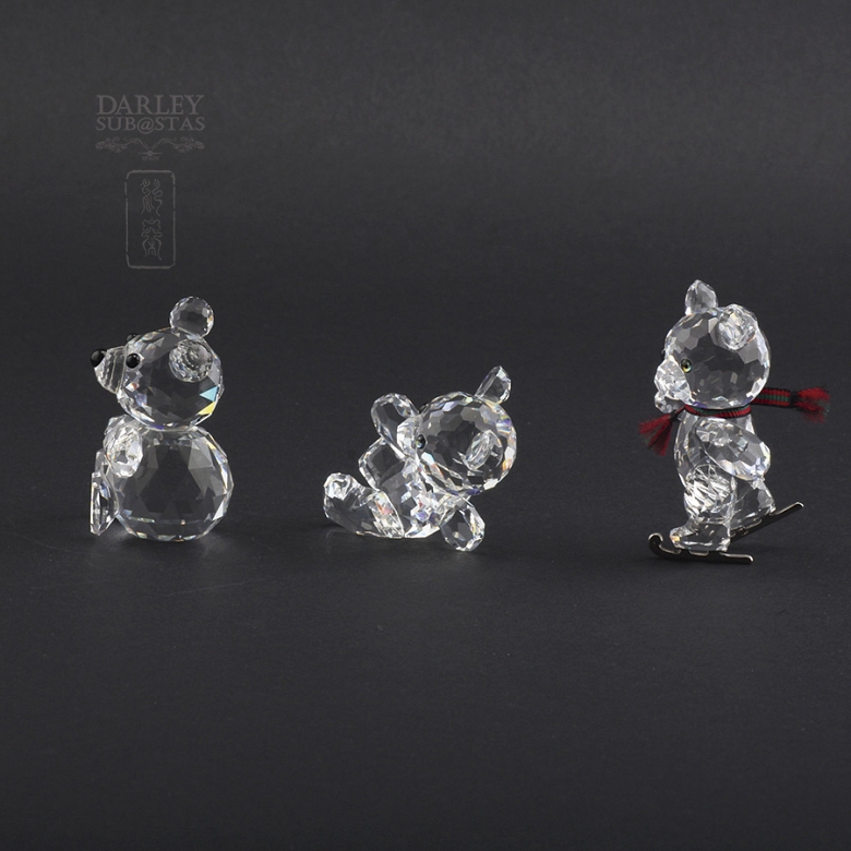 Tres osos de Swarovski. - 4