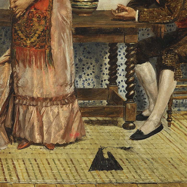 Jules Worms (1832–1914) ‘Couple Conversing’