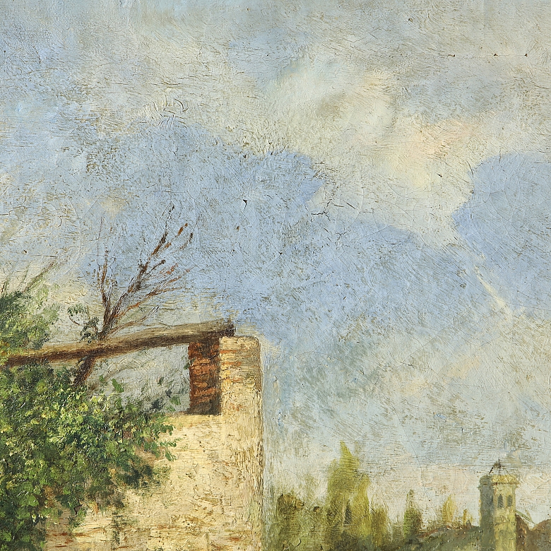 19th-century French school ‘In the Garden’