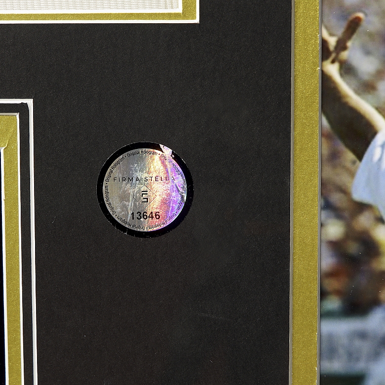 Framed Germany National Team T-shirt, Jürgen Klinsmann, signature and certificate - 5