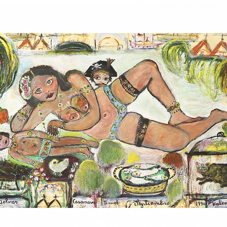 Maria Dolores Casanova Teruel (1928–2007) ‘Nude’, 1990