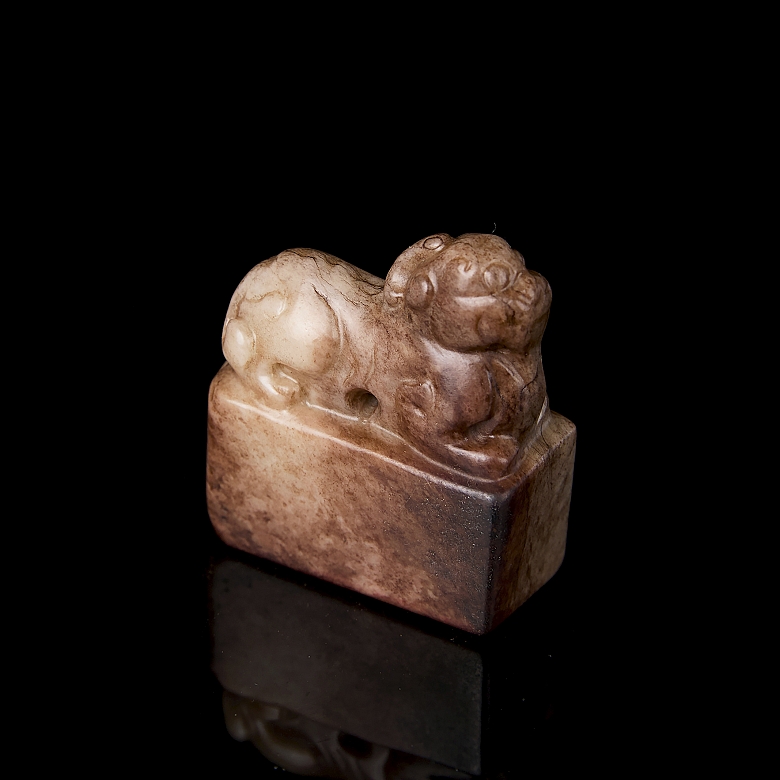 Jade seal ‘Reclining Animal’, Ming dynasty