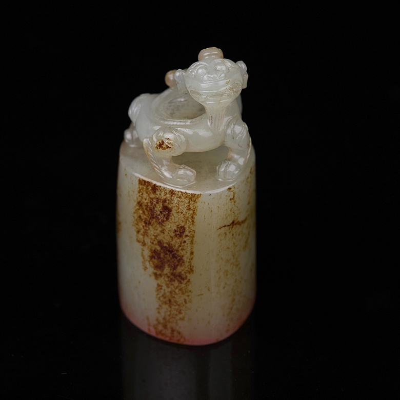 Sello de ovalado de jade