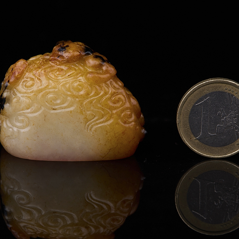 Sello de jade blanco de Hetian