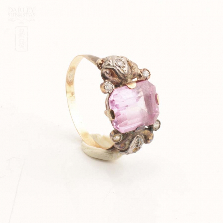 Anillo antiguo oro - 6