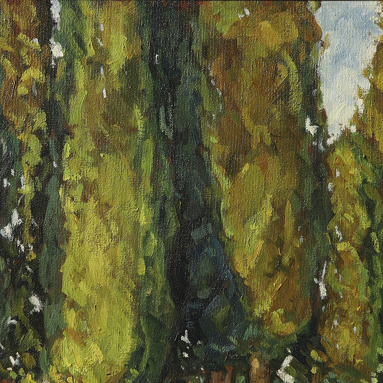 巴贝拉（20世纪）《柏树花园》 - 1