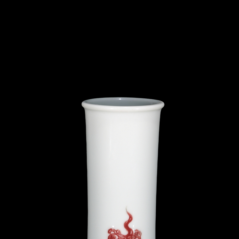 Jarrón de porcelana esmaltada 