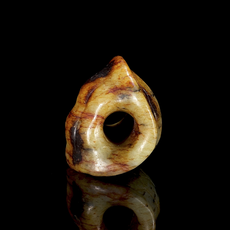 Jade pendant ‘Turtle shell’, Qing dynasty