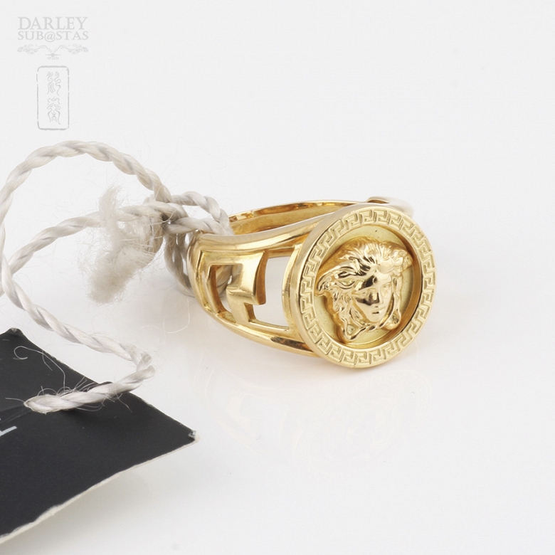 Sello Versace en oro amarillo de 18k - 3