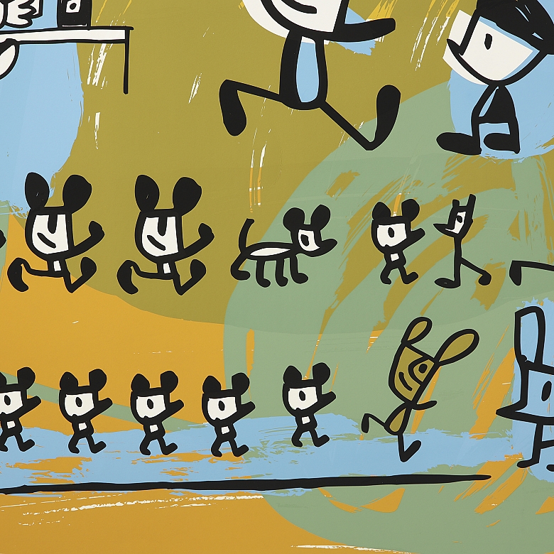 哈维尔·马里斯卡尔（Javier Mariscal，1950）《Los milkis de Piker》，2004