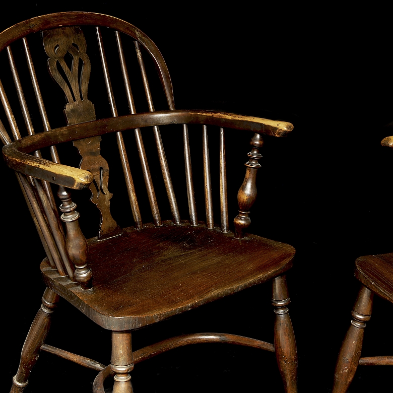 Pareja de butacas Windsor, ca. 1860