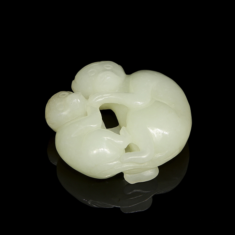 Figura de jade tallado