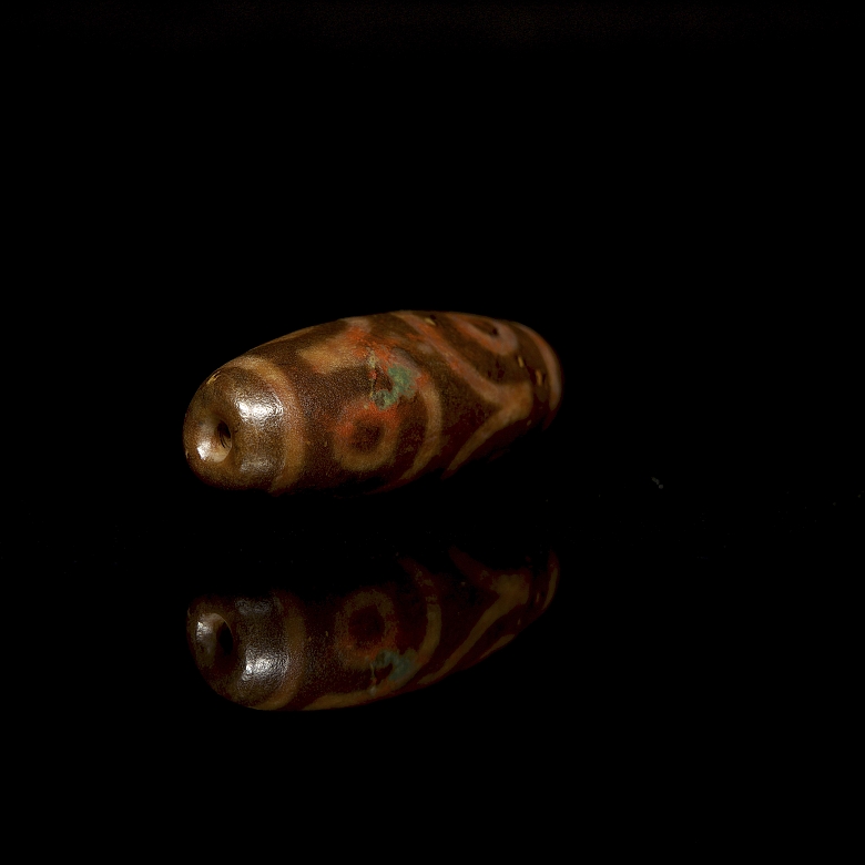 Cuenta Dzi de ágata