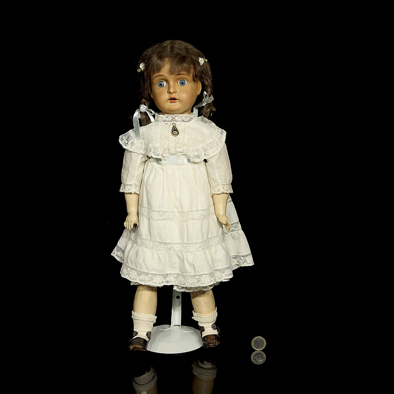 Muñeca de celuloide Kestner (J.D.K.), Alemania, c. 1910-1920 - 6