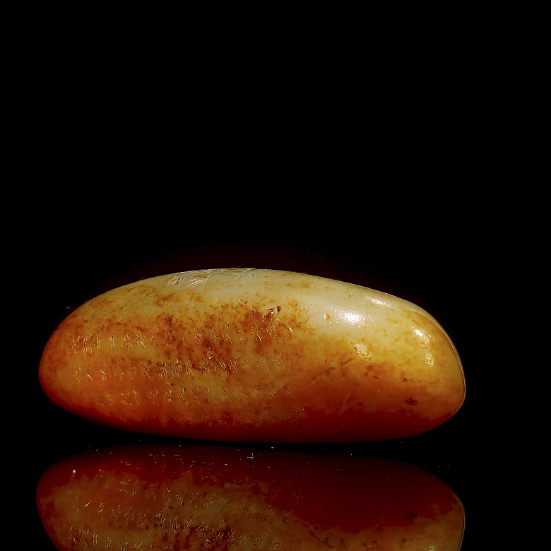 Piedra de jade tallada