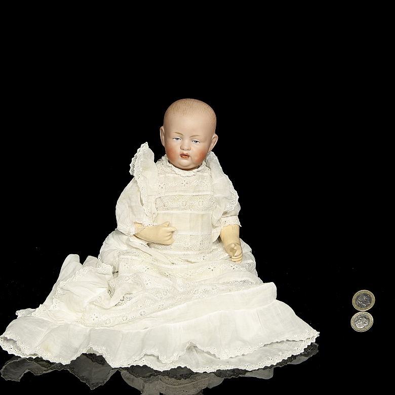 Muñeca de porcelana de carácter Alt, Beck & Gottschalck (ABG), Alemania, c. 1910-1920
