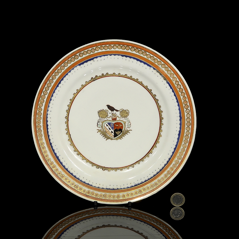 Plato de porcelana 