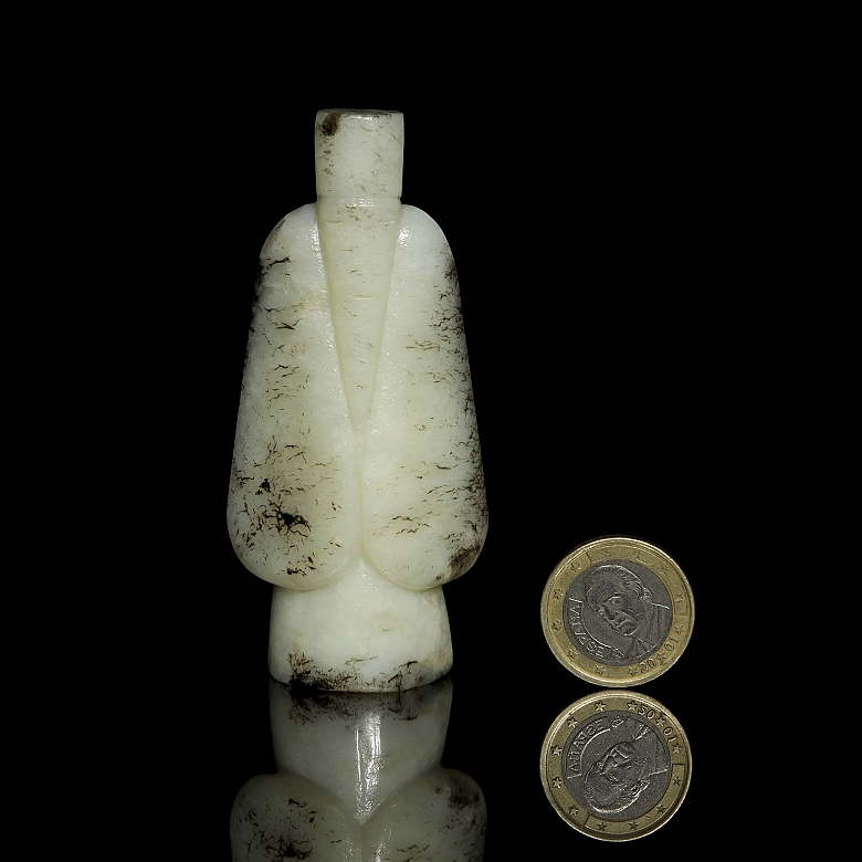 Colgante de jade blanco 