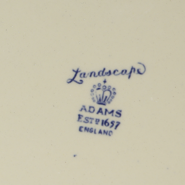 Adams Tray, Landscape Model, Ps. XX