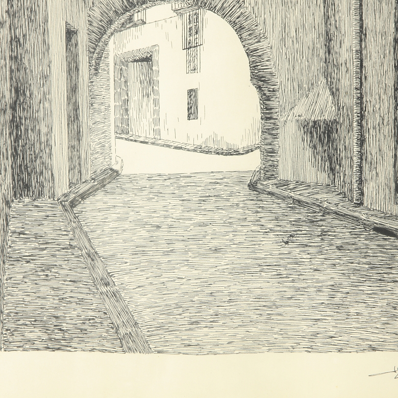 Josep Lacreu (20th century) ‘Portal de Valldigna’