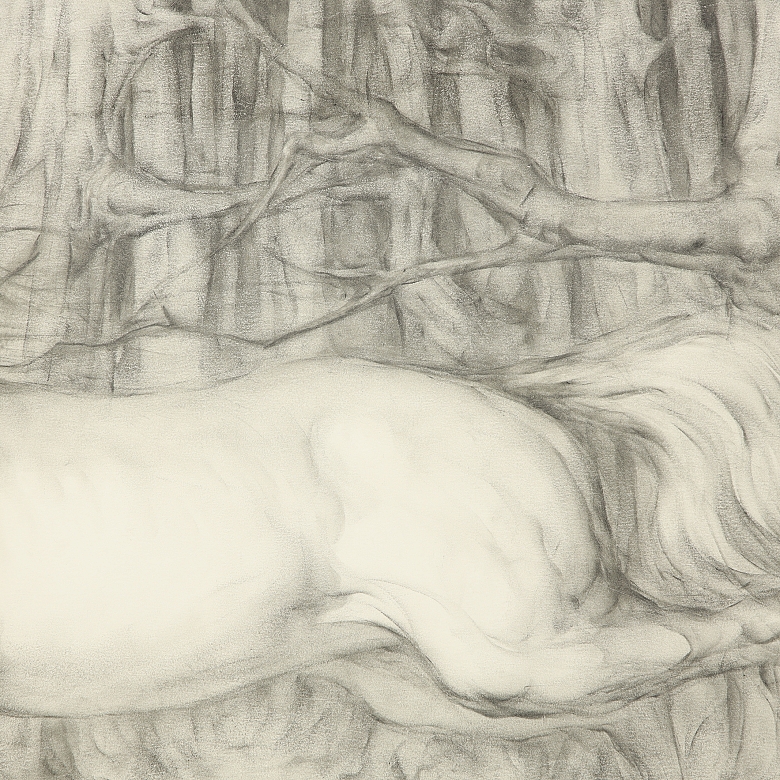 Joan Castejón (1945) “The eye of Odin, Unicorn”, 2012