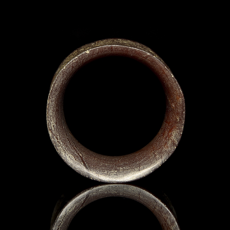 Adorno para el cabello de jade tallado, Cultura Liangzhu - 4