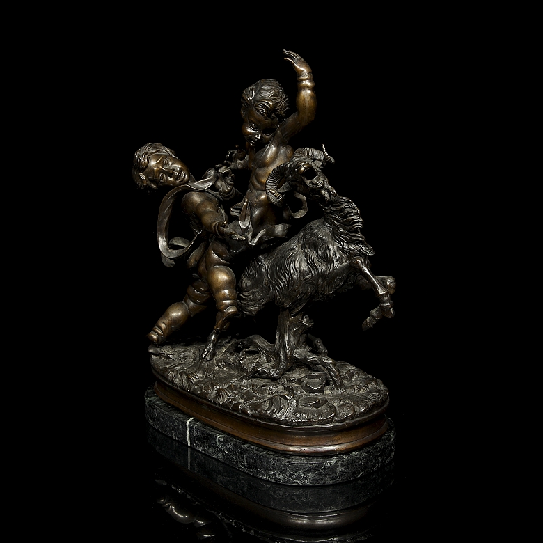 Manufactura Algora, escultura de bronce 
