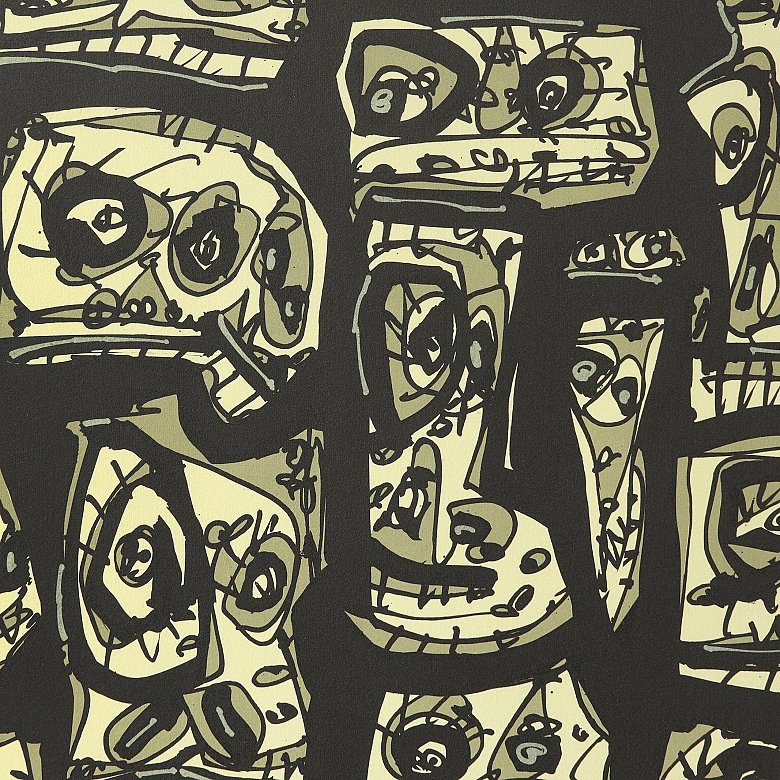 Antonio Saura (1930–1998) ‘Open Series 8 (1989)’