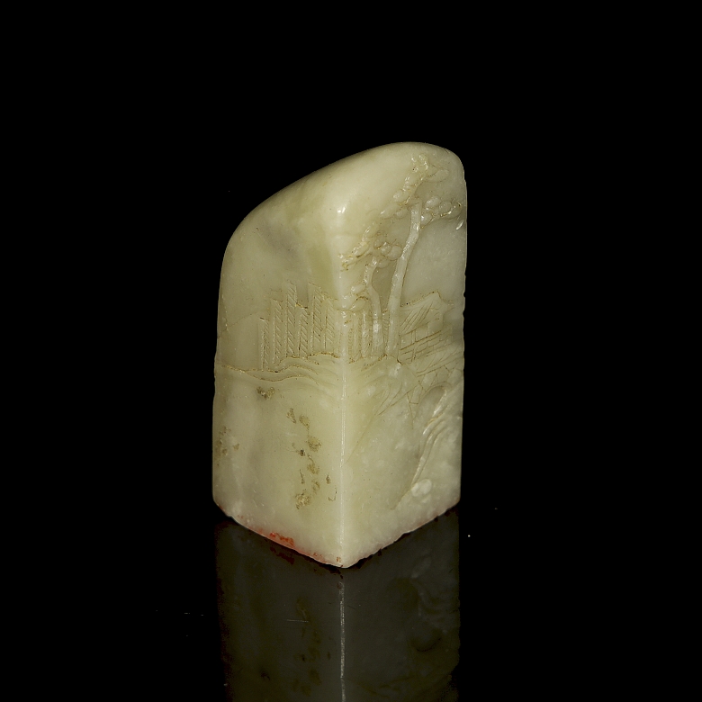 Sello de piedra tallada