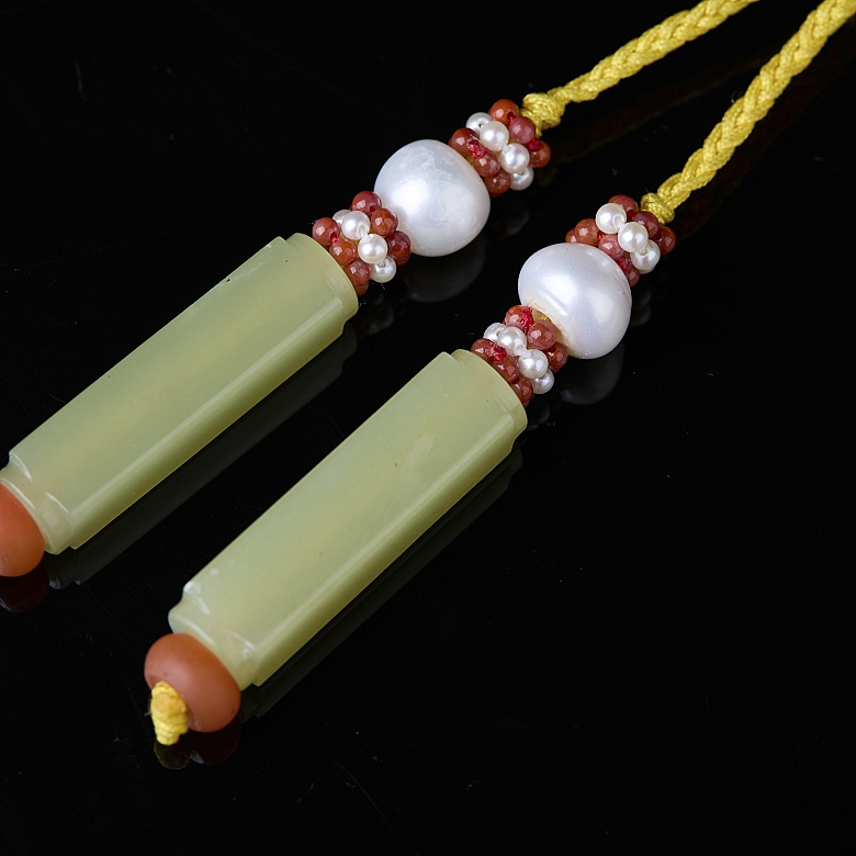 Pulsera de cuentas de jade 