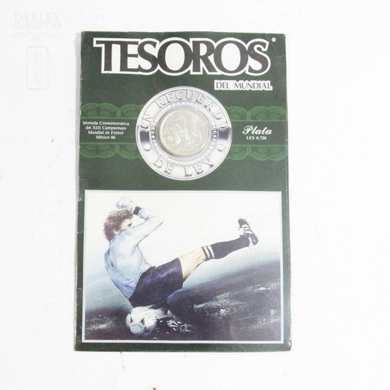 Monedas Mundial Mexico plata - 2