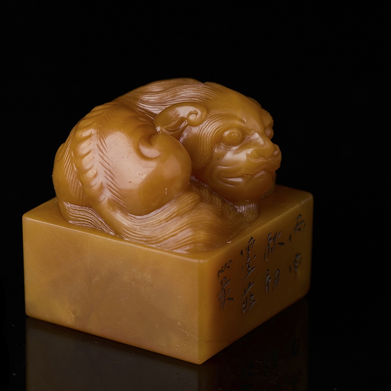 Shoushan seal ‘Great Lion’, Qing dynasty