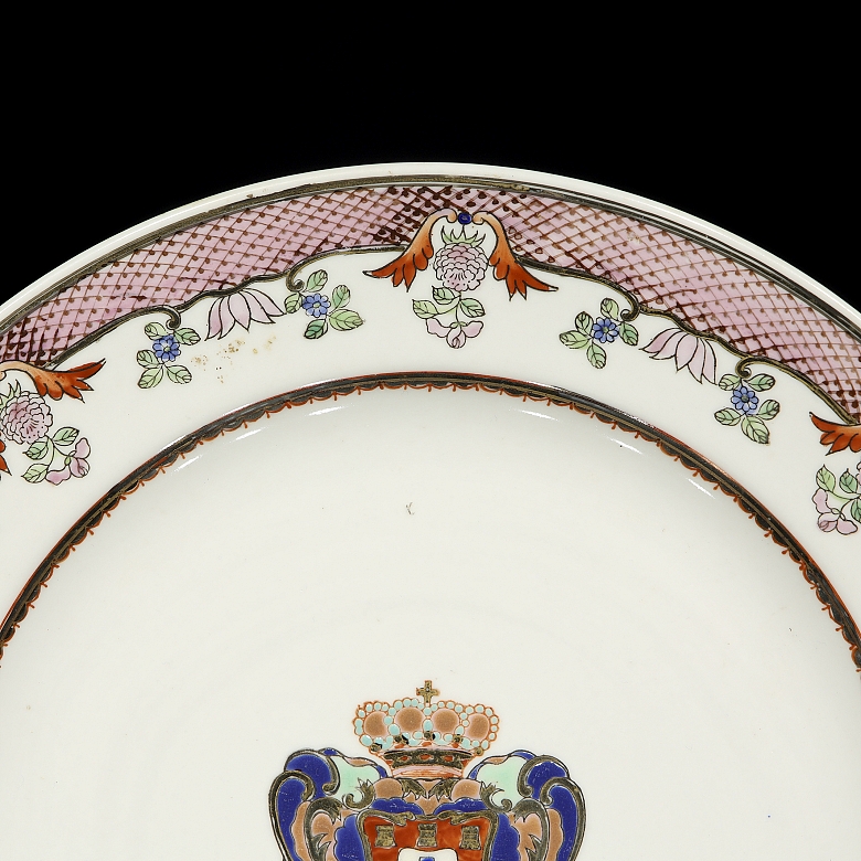 Plato de porcelana 