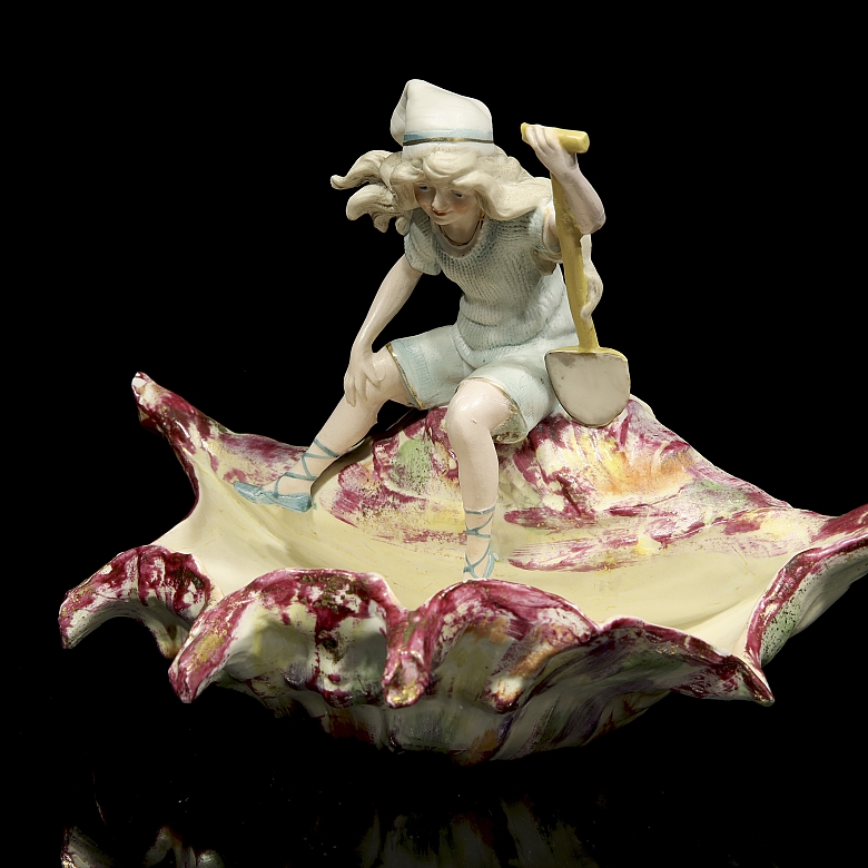 Centro de porcelana