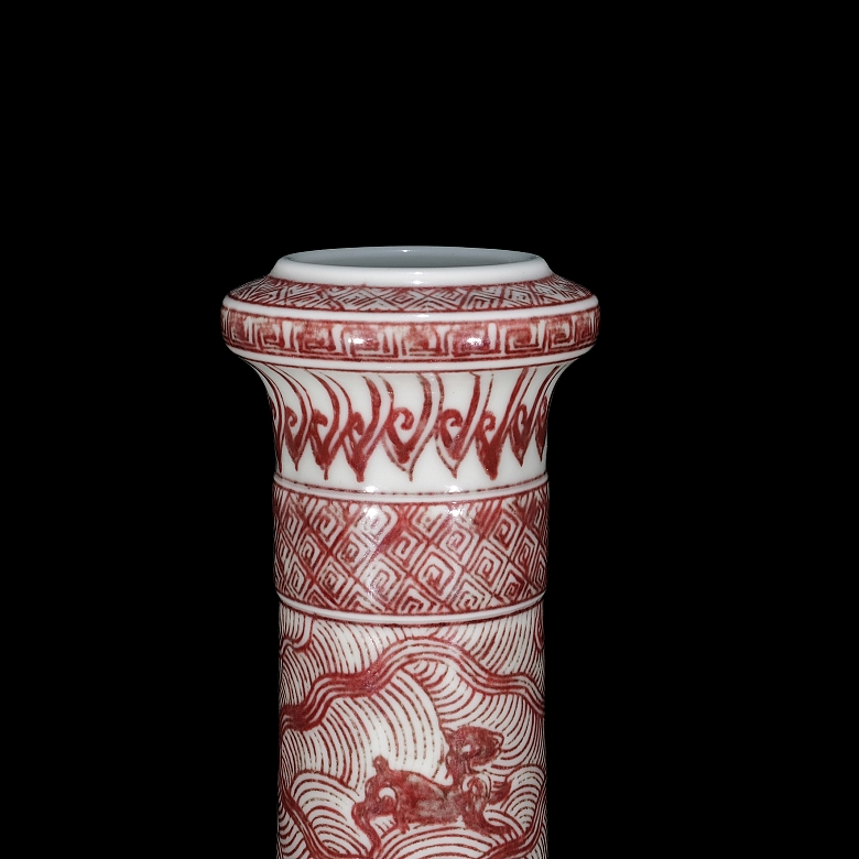 Jarrón de porcelana 