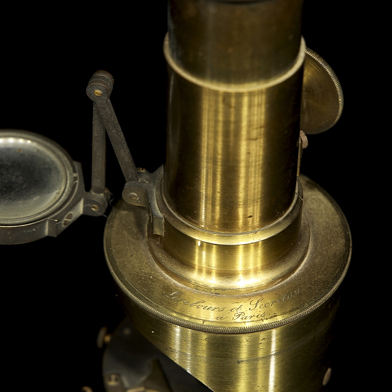 Lerebours et Secrétan “Microscope with accessories and cases” 1845 and 1854