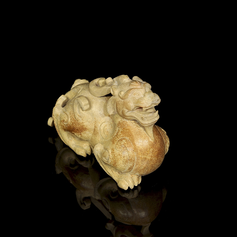 Figura de jade tallado