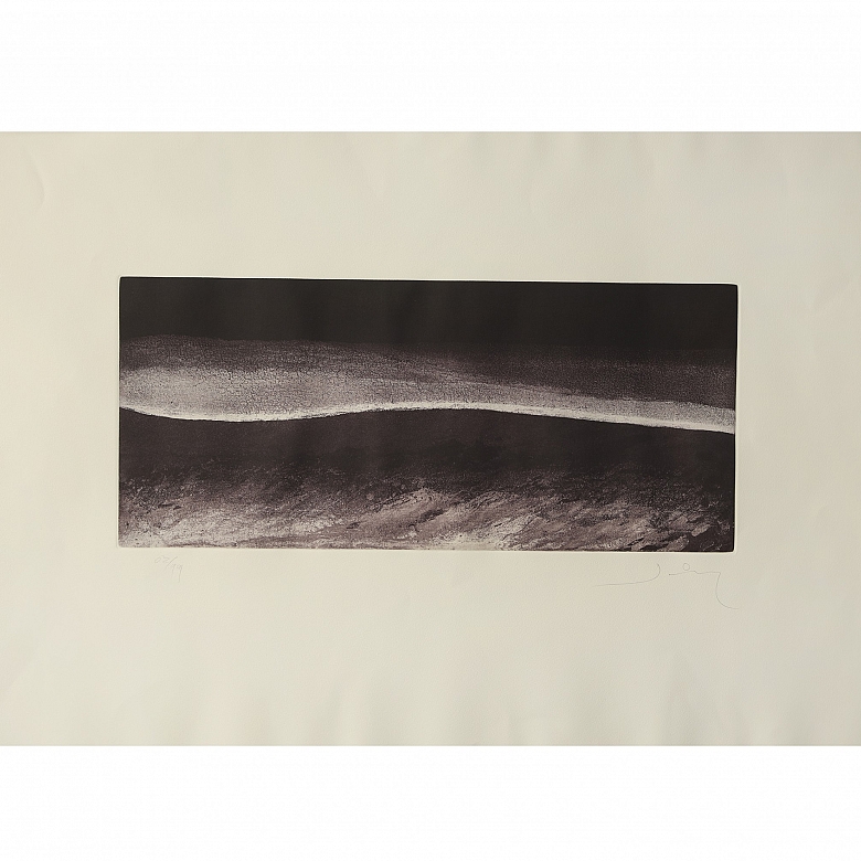 Jaime Montserrat Amigo (1948) “Alongthewenline VI”, 2004