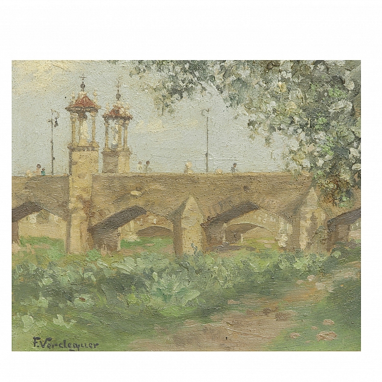 维德盖尔 F. Verdeguer（20世纪）《图里亚河河床》