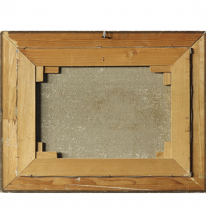 20th century Central European school ‘Landscape with castle’ - 4