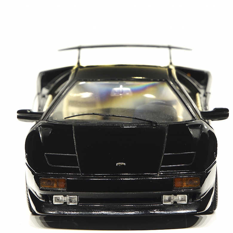 Lamborghini Diablo miniature car black, 1990 - 10