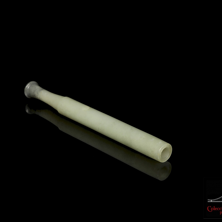 Boquilla de jade tallado, dinastía Qing