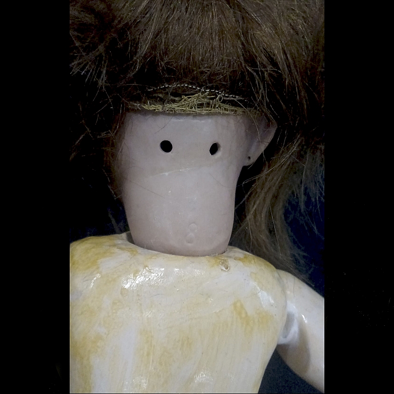 Muñeca de porcelana, Alemania, ca. 1895-1915