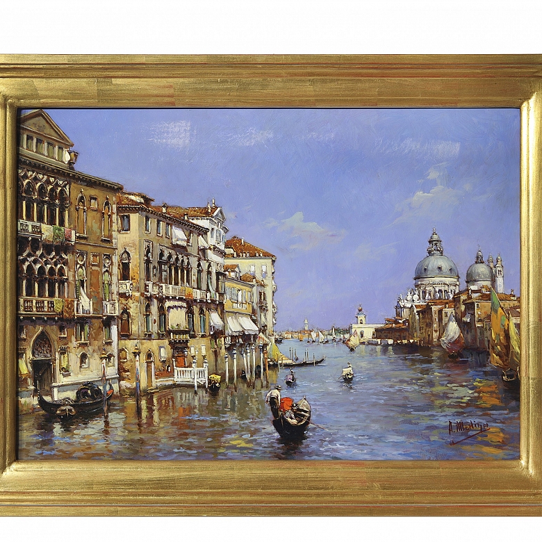 Antonio Medina (1944) ‘Venice Canal’