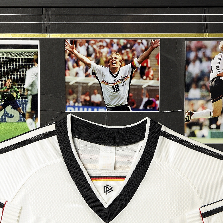 Framed Germany National Team T-shirt, Jürgen Klinsmann, signature and certificate - 2