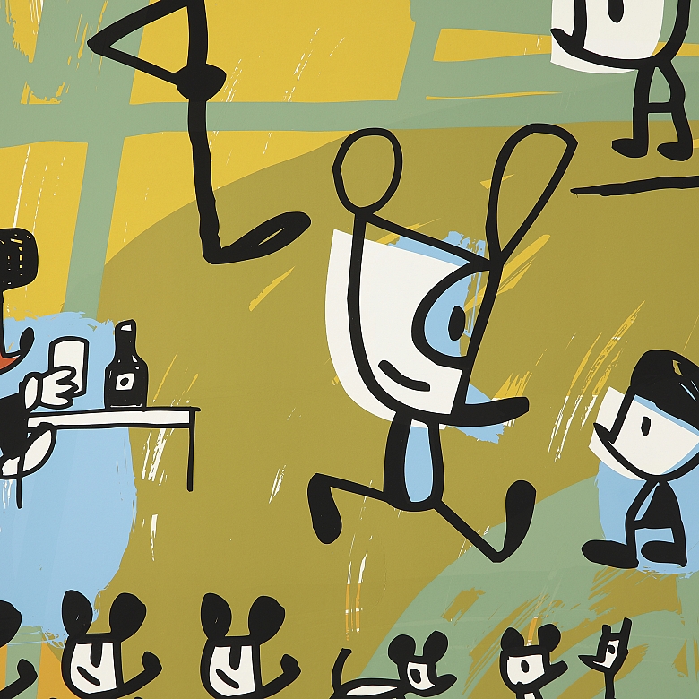 哈维尔·马里斯卡尔（Javier Mariscal，1950）《Los milkis de Piker》，2004 - 1