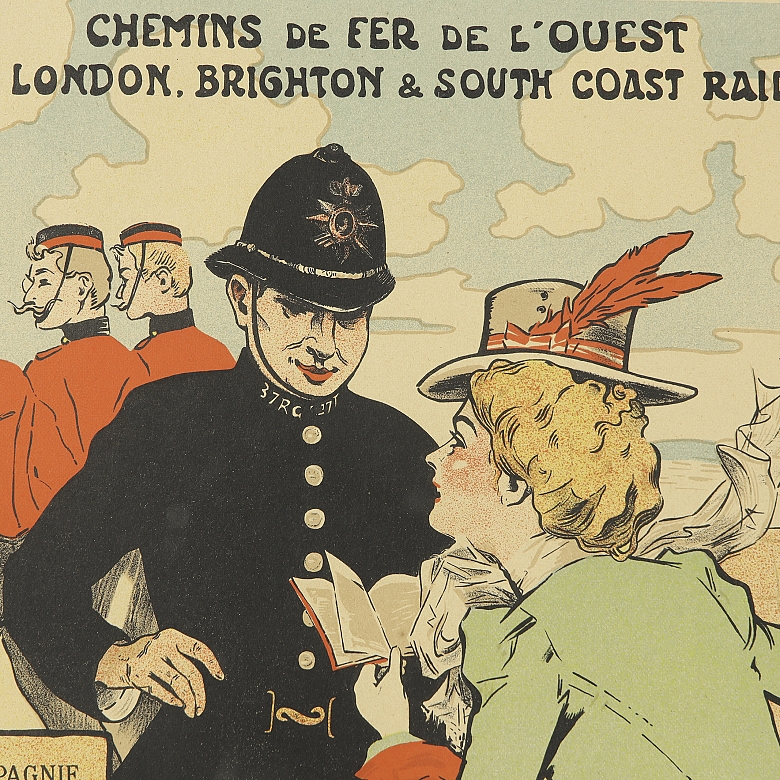 朱尔斯·亚历山大·格伦（1868-1934）《西伦敦》，1899年 - 1