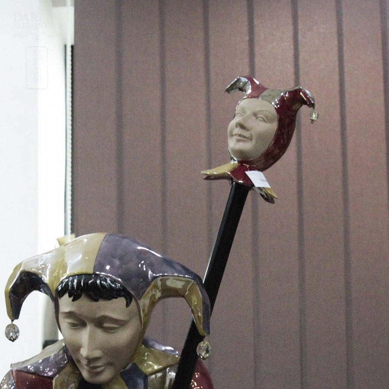 Figura de porcelana  arlequín Nadal, - 2