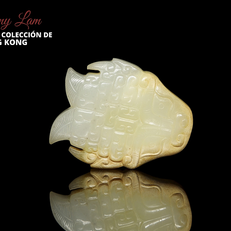 Carved jade figure ‘Ram’, Han dynasty