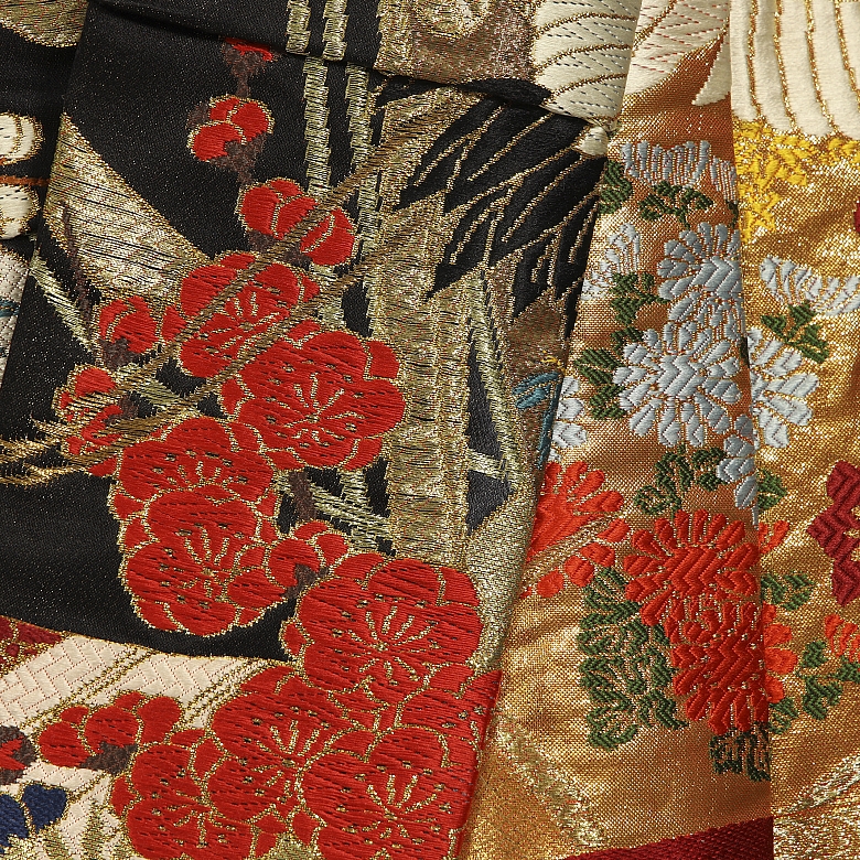 Embroidered silk wedding uchikake, 21st century
